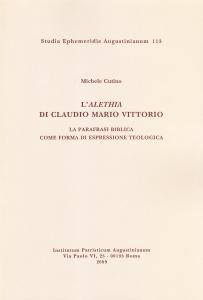 L'Alethia di Claudio Mario Vittorio. La parafrasi biblica come forma …