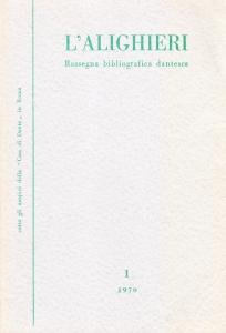 L'Alighieri. Rassegna bibliografica dantesca 1 1970