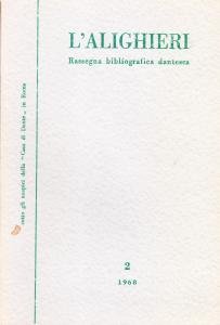 L'Alighieri. Rassegna bibliografica dantesca 2 1968