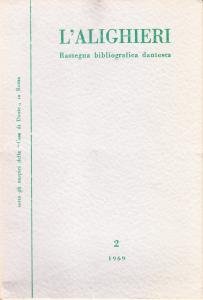 L'Alighieri. Rassegna bibliografica dantesca 2 1969