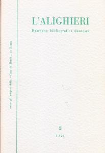 L'Alighieri. Rassegna bibliografica dantesca 2 1971