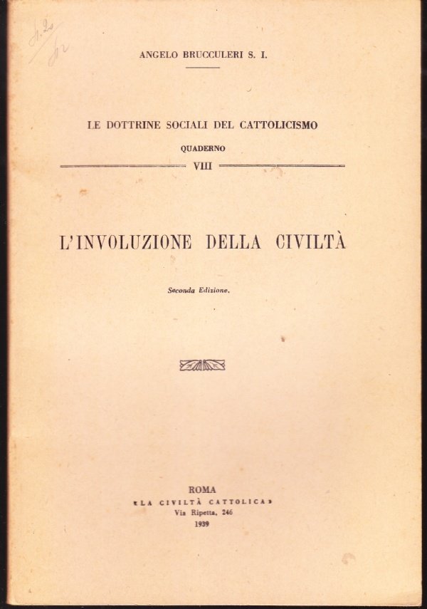L'involuzione della civiltà