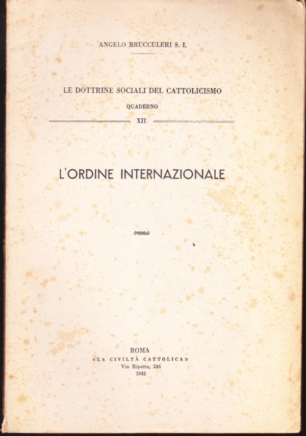 L'ordine internazionale
