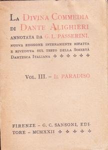 La Divina Commedia di Dante Alighieri Vol. III - Il Paradiso