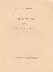 La interpretazione del Corpus Iuris