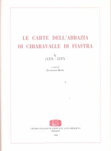 Le carte dell'abbazia di Chiaravalle di Fiastra V (1231-1237)