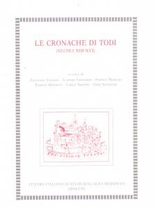 Le cronache di Todi (secoli XIII-XVI)
