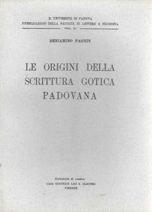 Le origini della scrittura gotica padovana