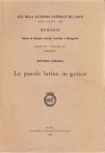 Le parole latine in gotico