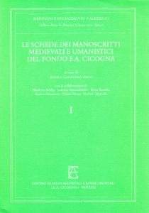 Le schede dei manoscritti medievali e umanistici del Fondo E. …