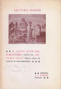 Lectura Dantis. Il canto XXVIII del Purgatorio letto da Arturo …