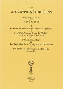 Les apocryphes éthiopiens I. Le Livre de Baruch et la …