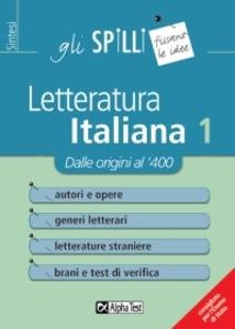 Letteratura italiana 1. Dalle origini al '400