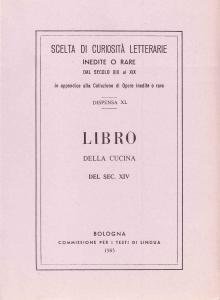 Libro della cucina del sec. XIV