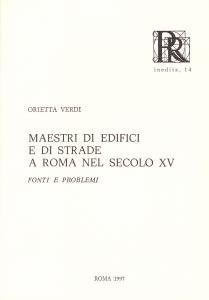 Maestri di edifici e di strade a Roma nel secolo …