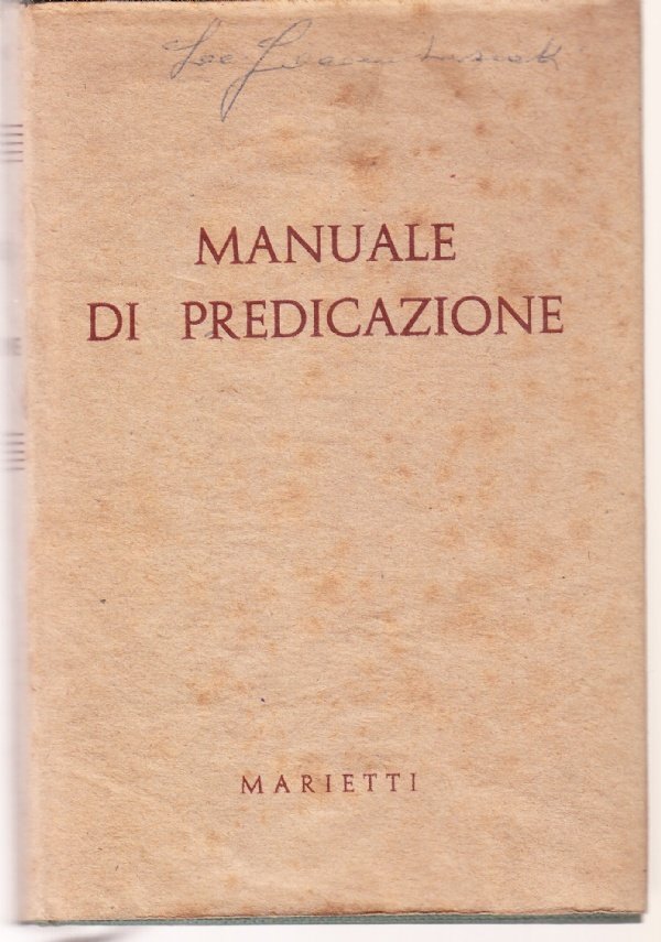 Manuale di predicazione per i Vangeli domenicali e festivi