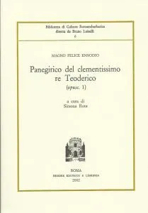 Panegirico del clementissimo re Teoderico (opusc. 1) | Immagine principale