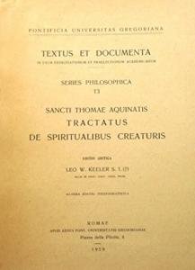 Sancti Thomae Aquinatis Tractatus de spiritualibus creaturis | Immagine principale