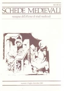 Schede Medievali numero 3, luglio-dicembre 1982