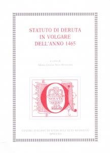 Statuto di Deruta in volgare dell'anno 1465