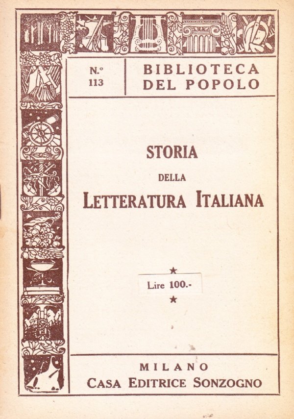 Storia della Letteratura Italiana