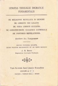 Synopsis Theologiae Dogmaticae ad mentem S. Thomae Aquinatis hodiernis moribus …