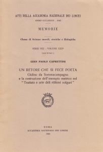 Un retore che si fece poeta. Gidino da Sommacampagna e …