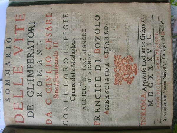 Cronologia de’ sommi pontefici che contiene le effige, nomi e …