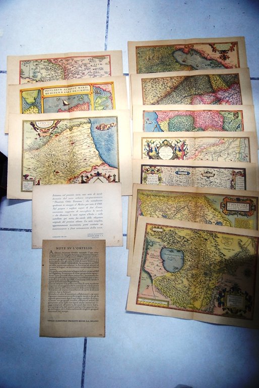 10 tavole tratte da theatrum orbis terrarum abraham ortellius