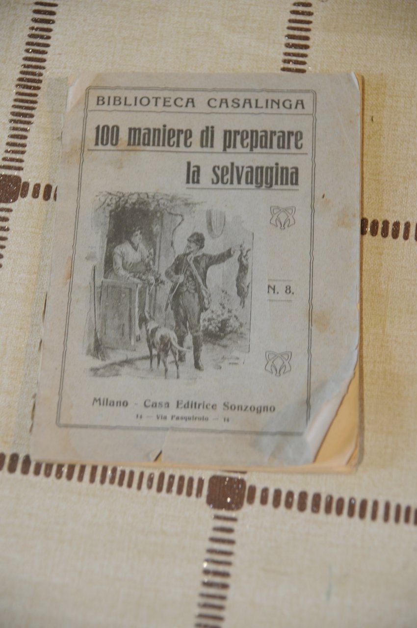 100 MANIERE DI PREPARARE LA SELVAGGINA ottime cdz. | Immagine principale