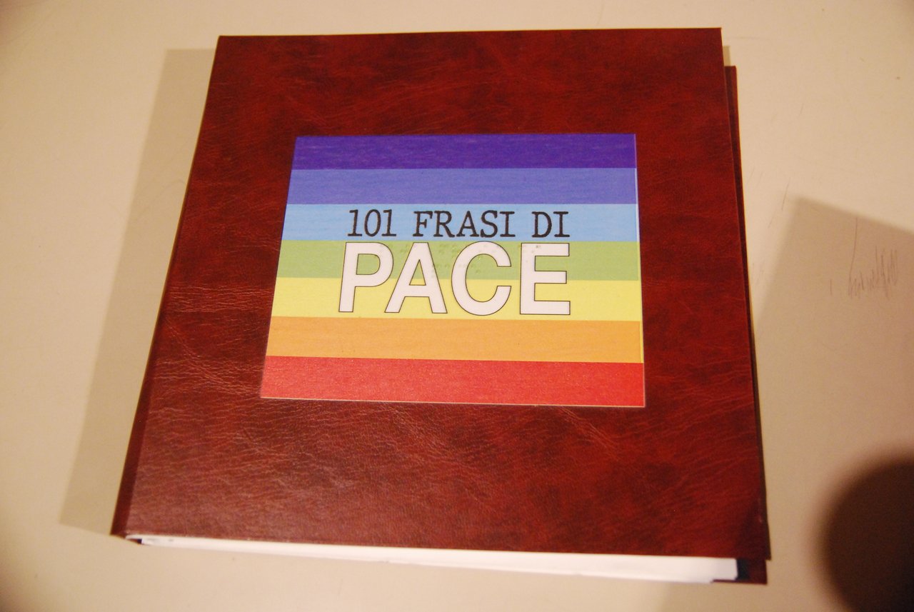 101 frasi di pace scritto in scrittura braille