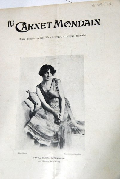 donna elena caffarelli nee nemes de hidveg 496 sett 1922