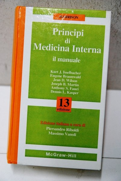principi di medicina interna il manuale 13 edizione NUOVO