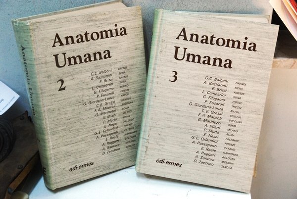 anatomia umana voll. 1, 2 e 3 (nella foto manca …