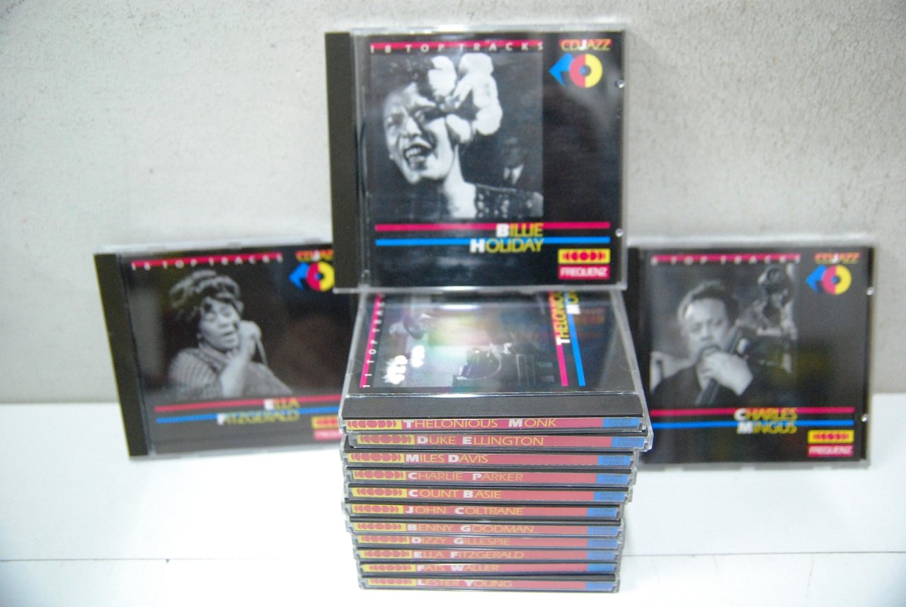 14 cd mingus waller fitzgerald gillespie goodman coltrane basie parker …