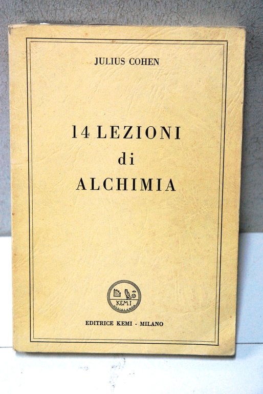 14 lezioni di alchimia NUOVO