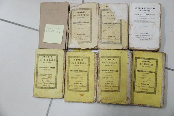 storia di sicilia deche due tomo primo secondo terzo quarto …