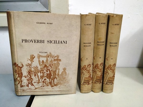 proverbi siciliani 4 voll. opera cpl.