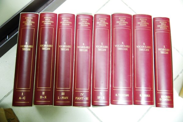 Il Vocabolario Treccani, 8 volumi