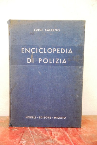enciclopedia di polizia 1 ed 1952