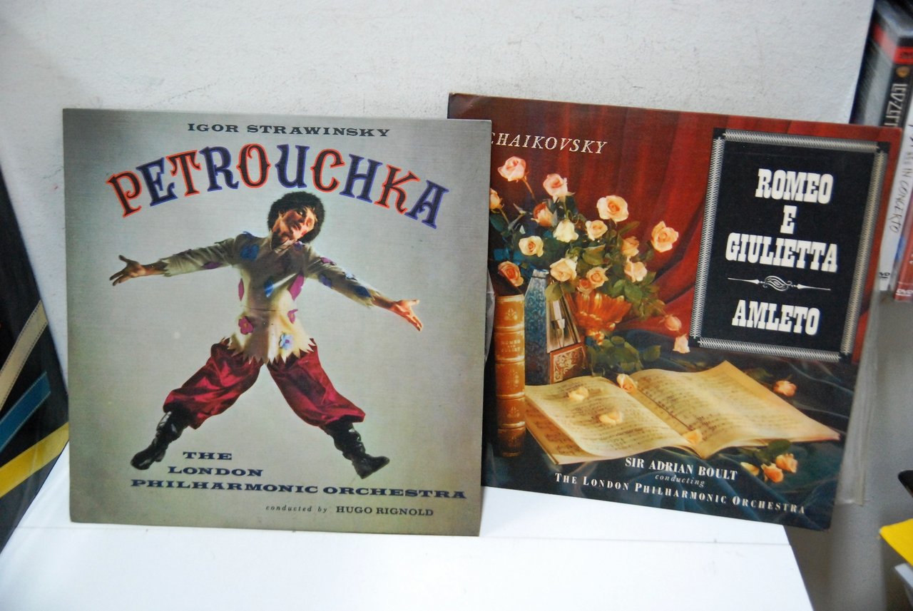 2 LP ? london philharmonic orchestra strawinsky petrouchka tchaikovsky romeo …