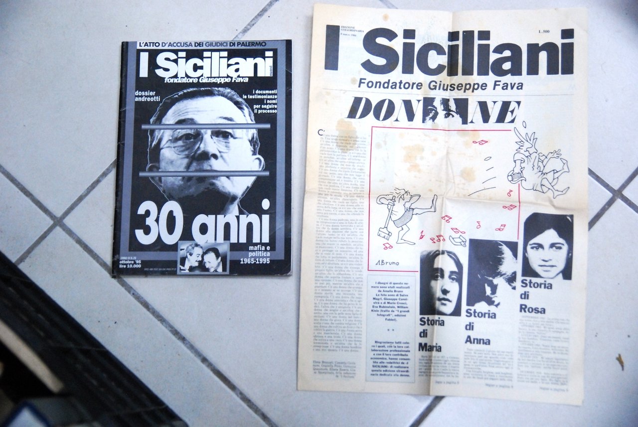2 supplementi (rari) alla rivista i siciliani giuseppe fava | Immagine principale