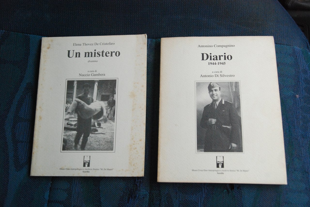 2 vol. un mistero e diario 1944-1945