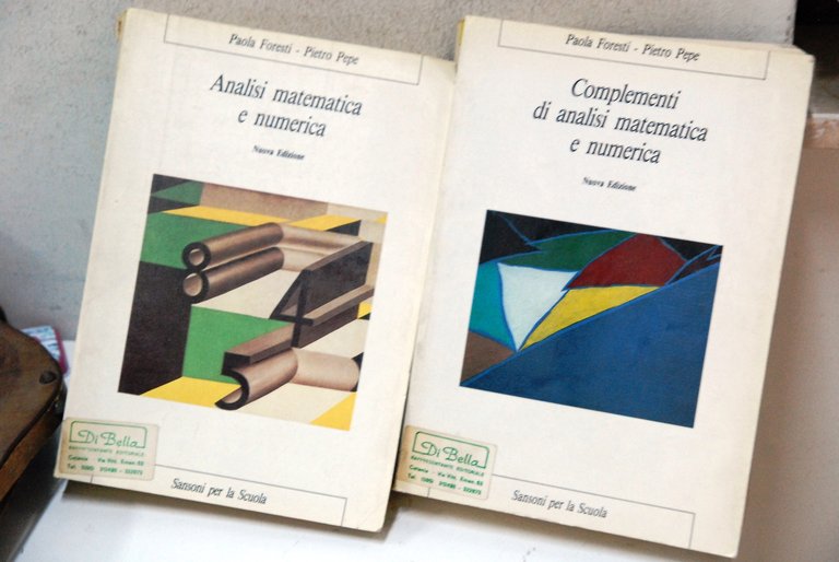 2 voll. analisi matematica e numerica e complementi di analisi matematica e numerica 