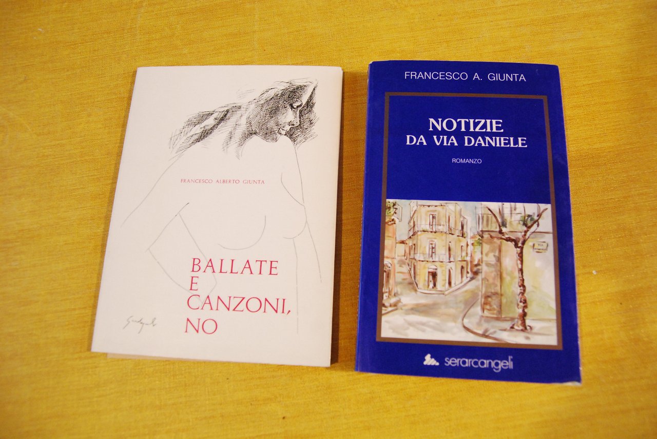 2 voll. ballate e canzoni no e notizie da via …