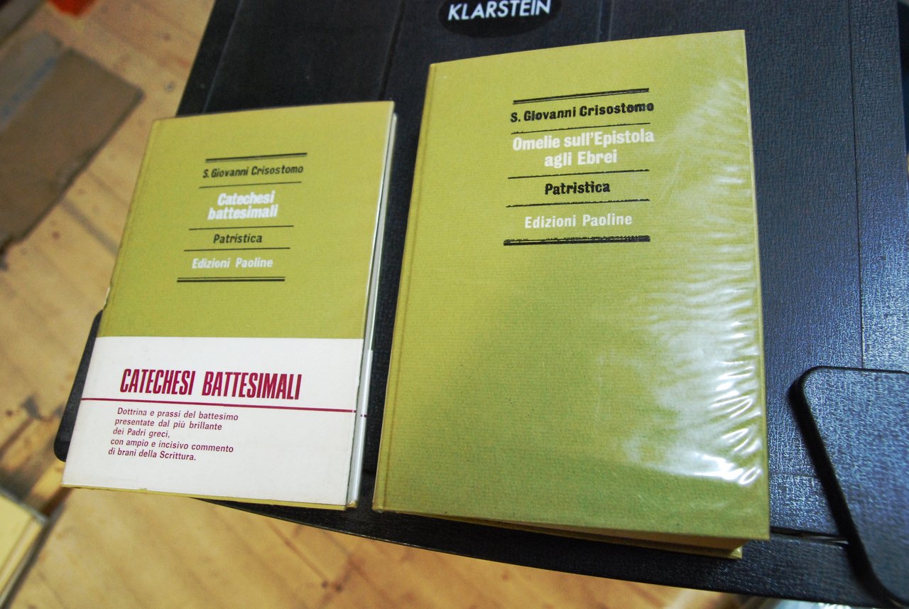 2 voll. catechesi battesimali e Omelie Sull'epistola Agli Ebrei patristica | Immagine principale