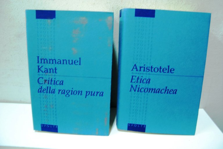 2 volumi distinti, Critica della Ragion Pura e Etica Nicomachea
