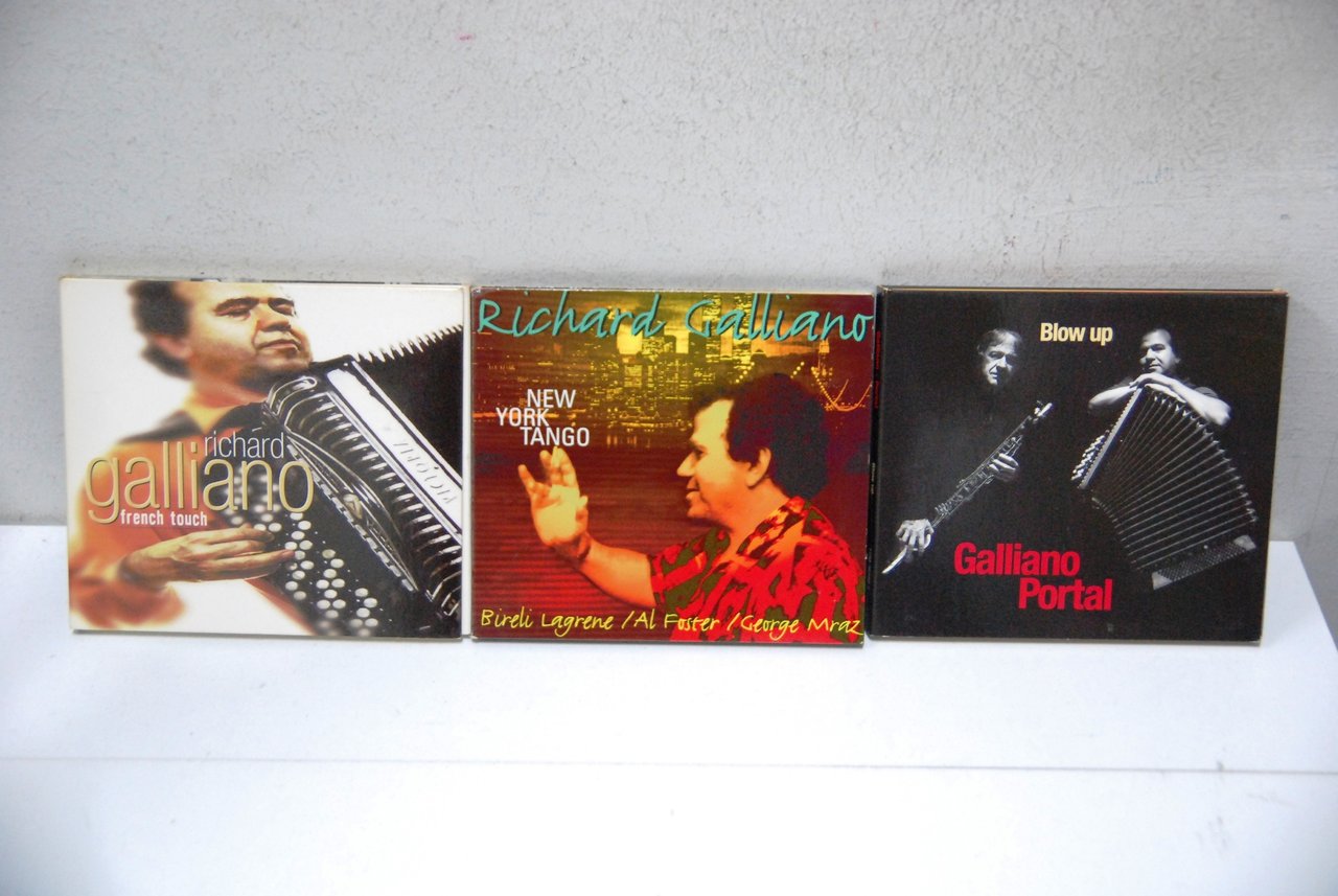3 CD Richard Galliano ? French touch, new york tango, …
