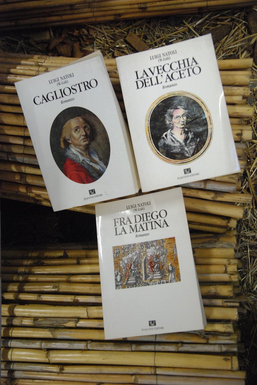 3 voll. cagliostro la vecchia dell'aceto fra diego la matina …