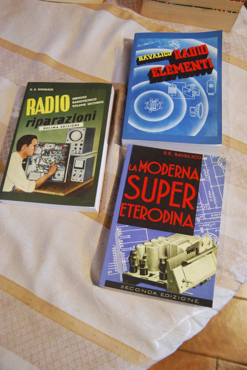 3 voll. radio elementi la moderna super eterodina radio riparazioni